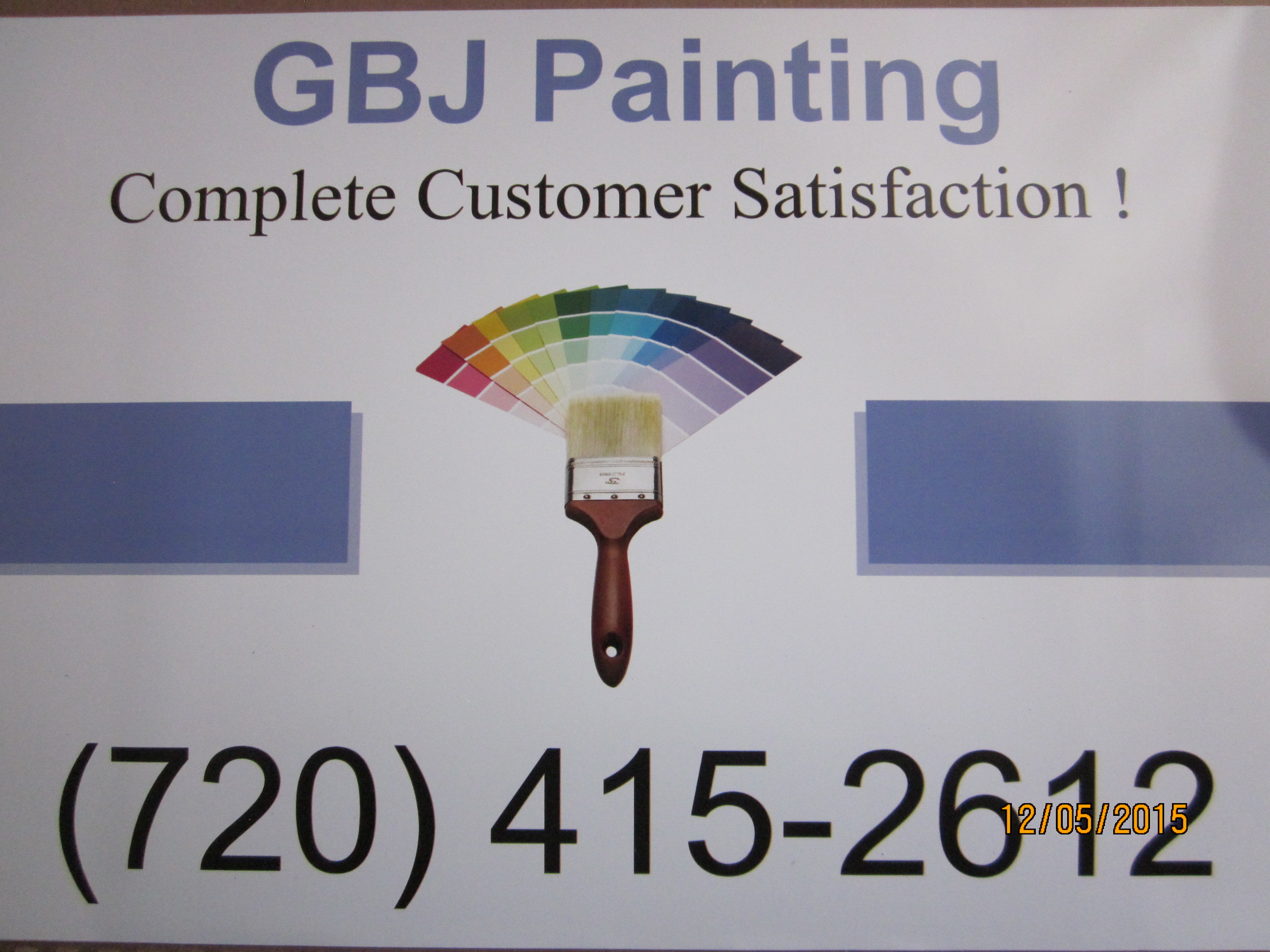 GBJ Painting, LLC Logo