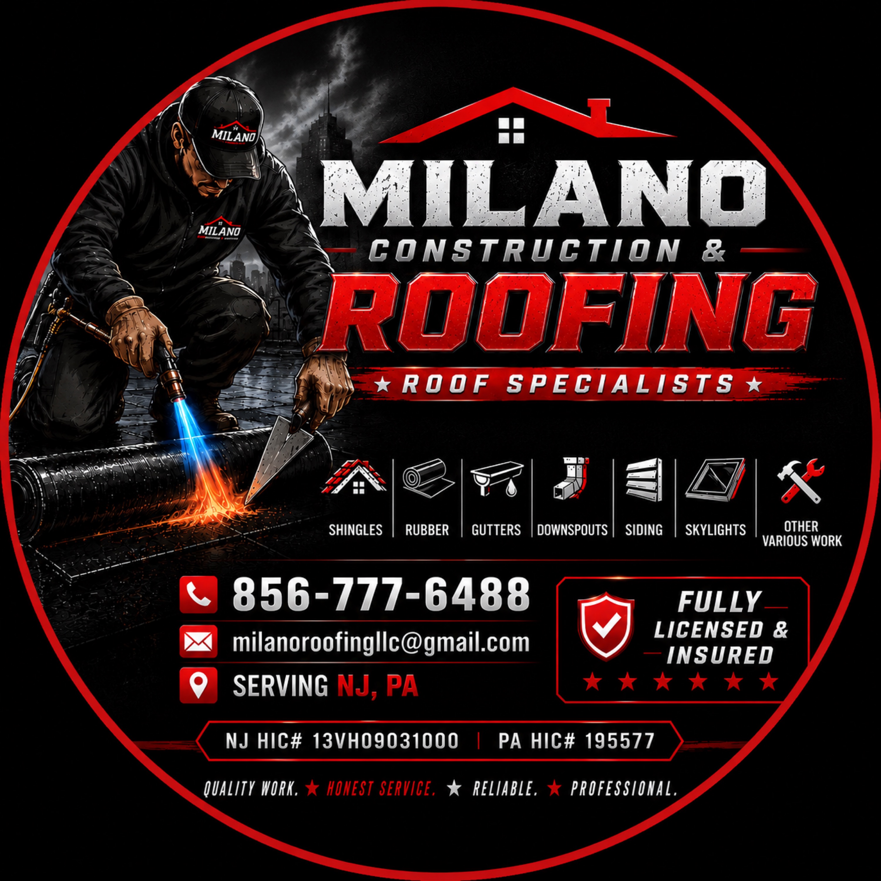 Milano Construction, LLC Logo