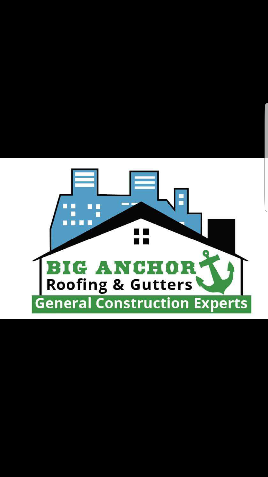 Big Anchor Roofing & Gutters Logo