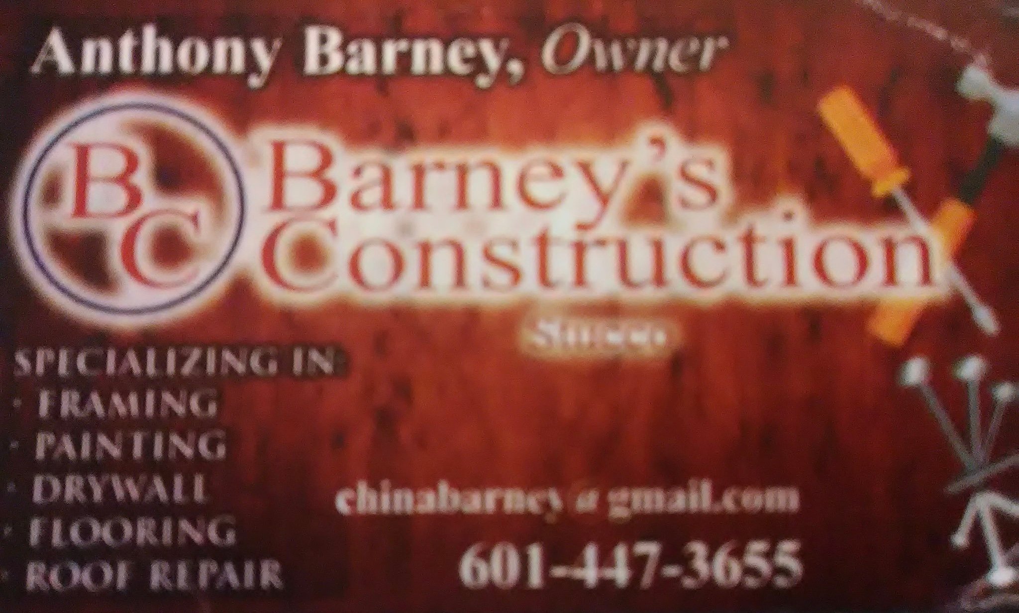 Barney's Construction, LLC Logo