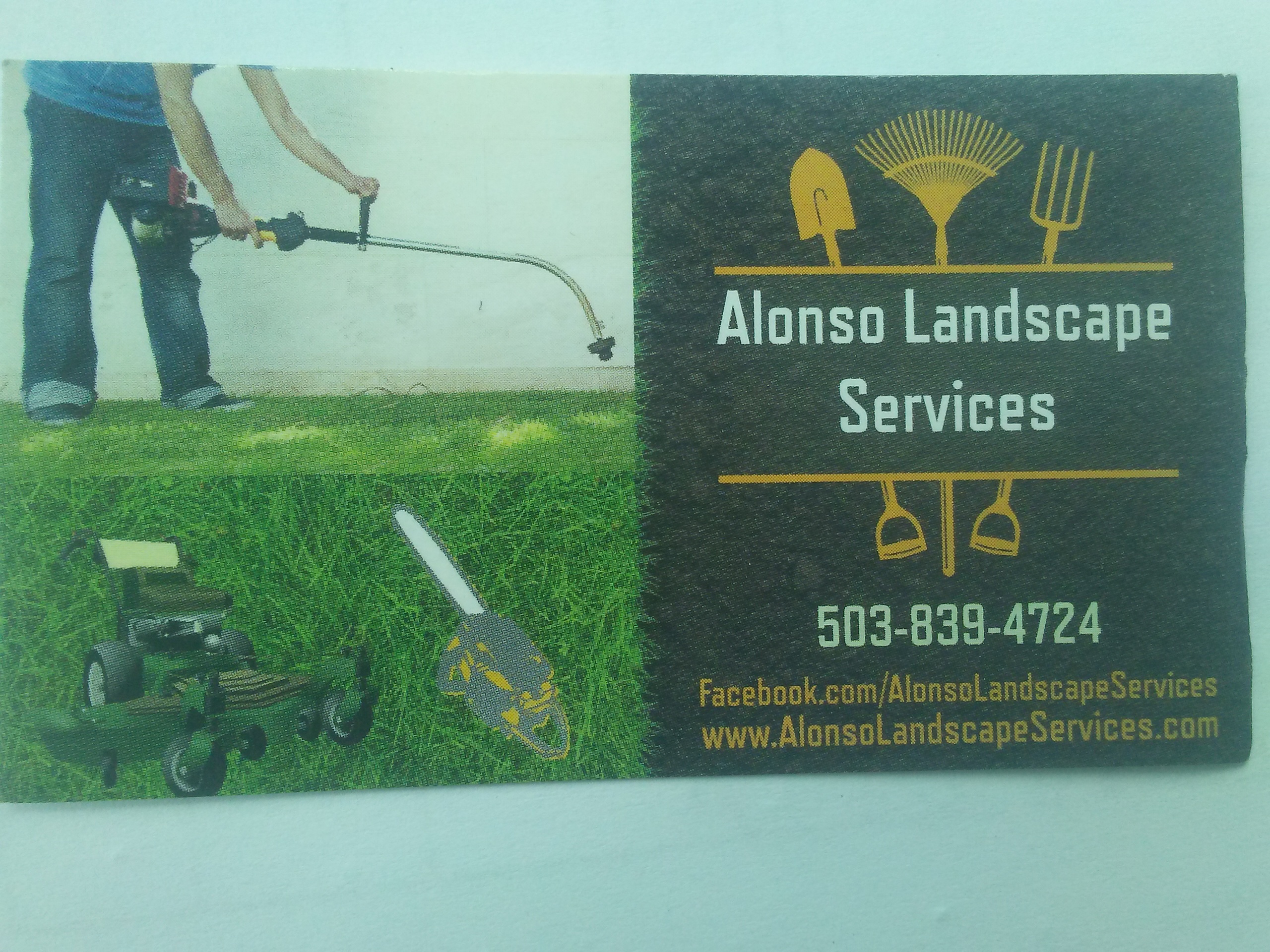 Alonso Landscape Services Logo