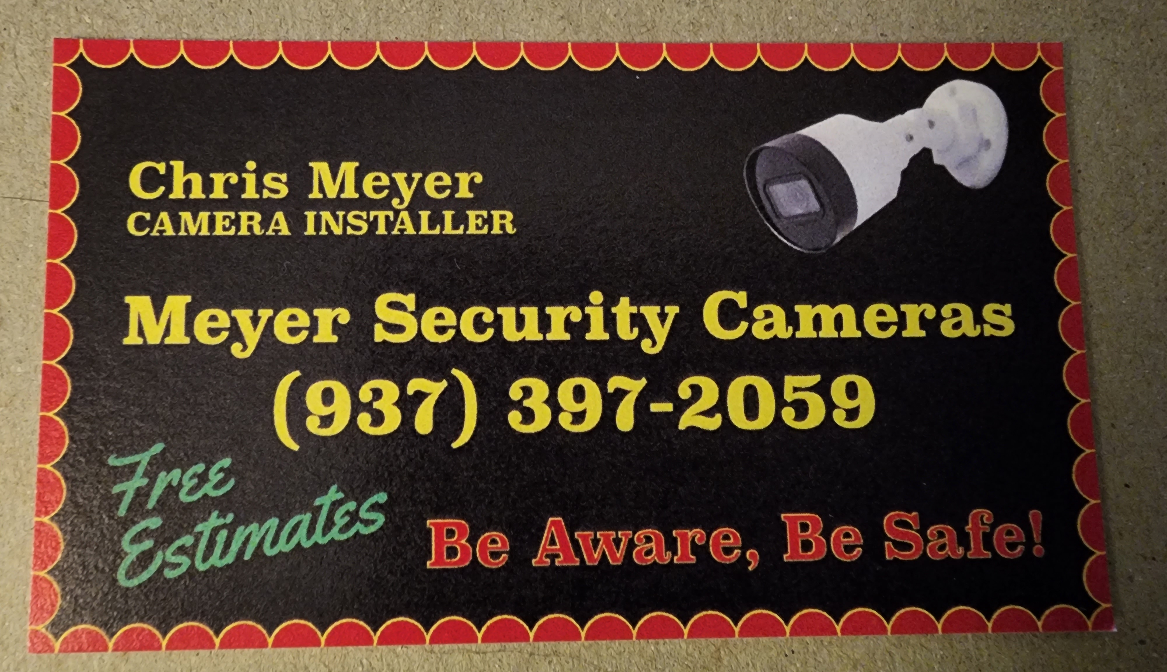 Meyer Security Camera and Driveway Logo
