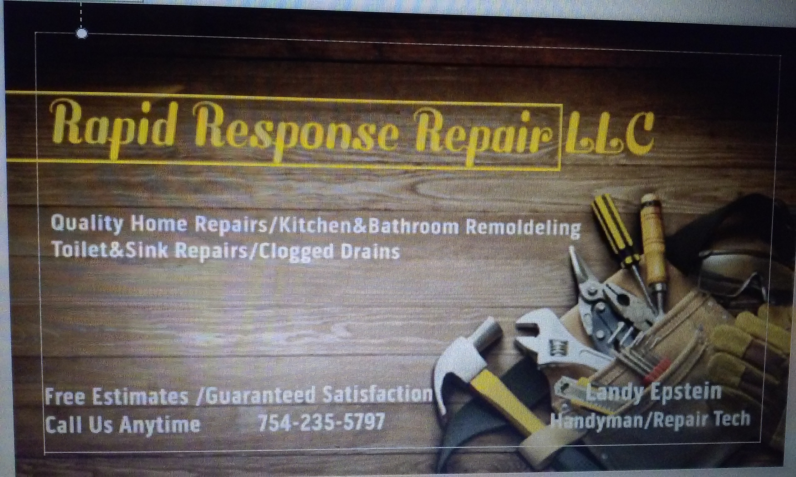 Rapid Response Repair, LLC Logo