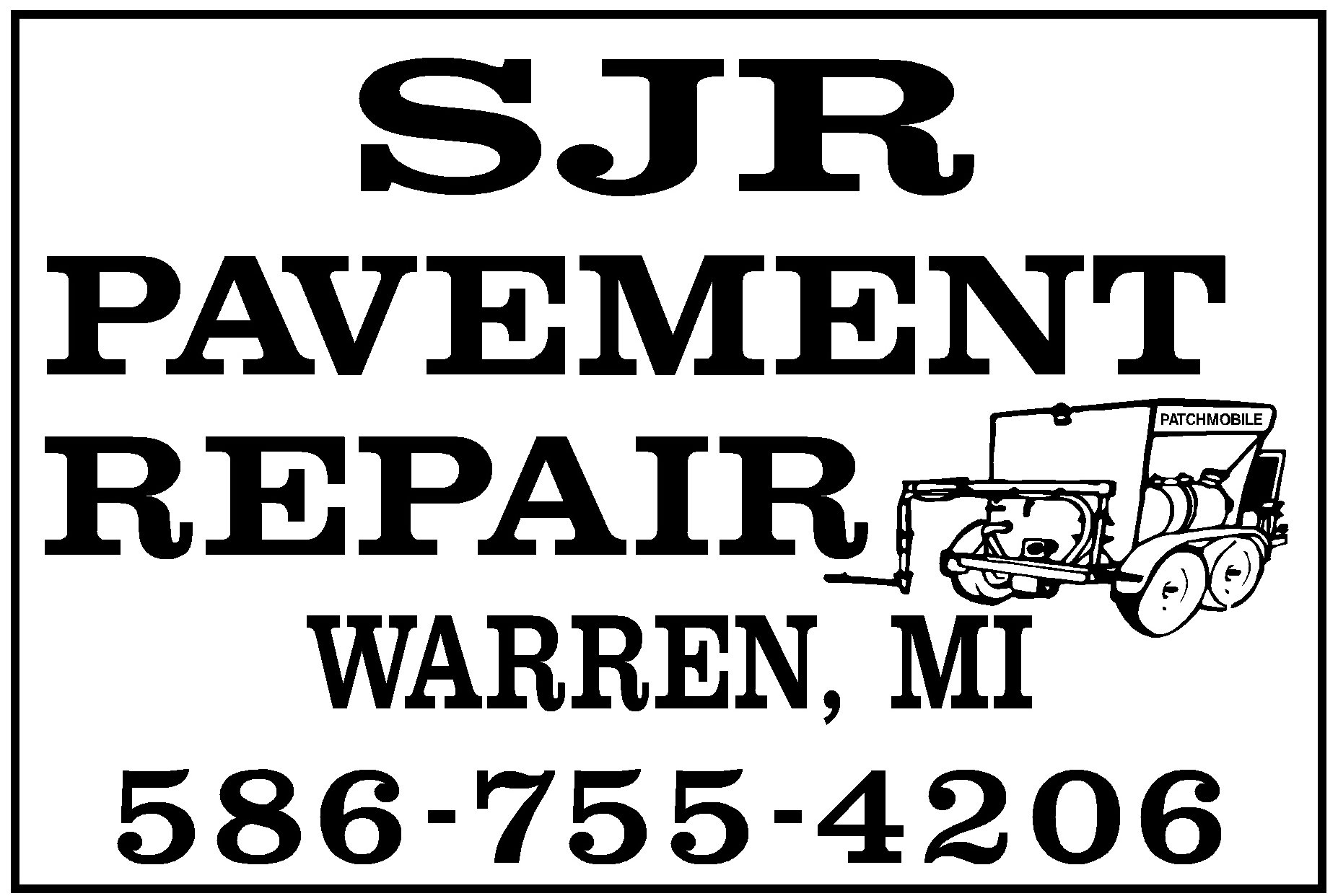 SJR Pavement Repair Logo