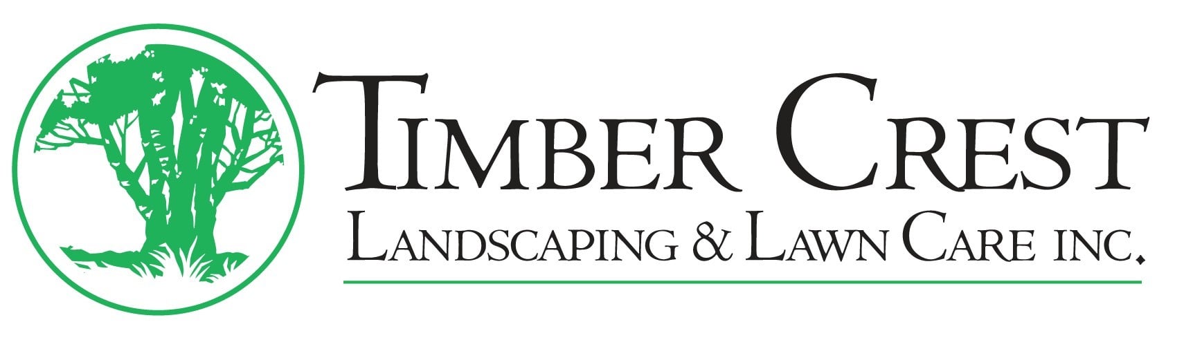 Timber Crest Landscaping and Lawn Care Logo