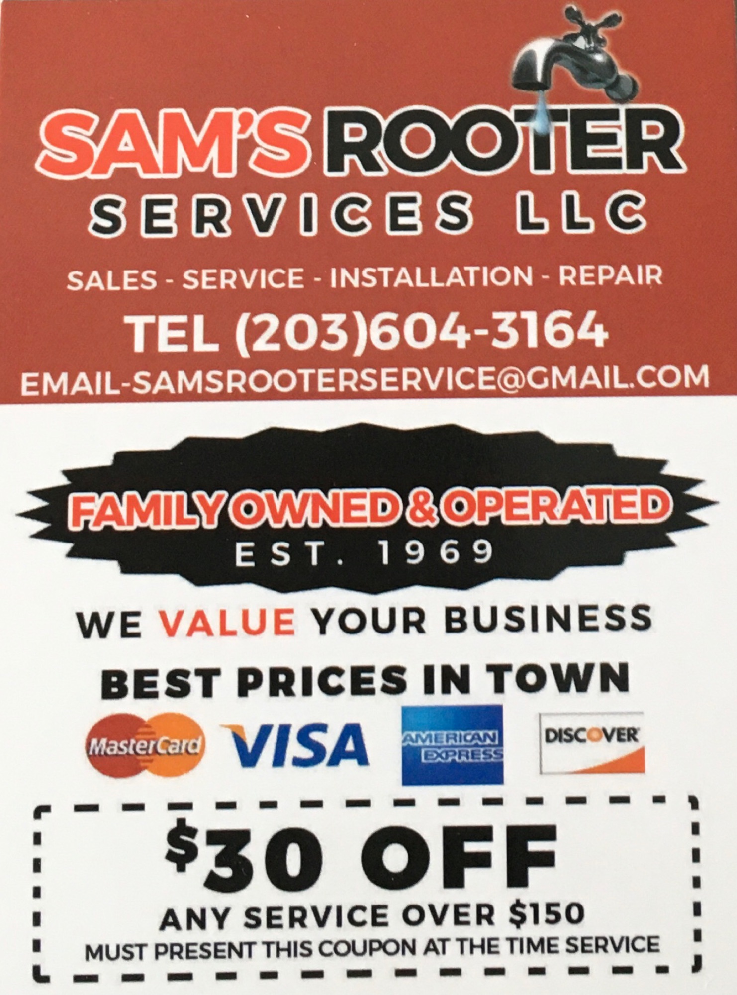 Sam's Rooter Service LLC Logo