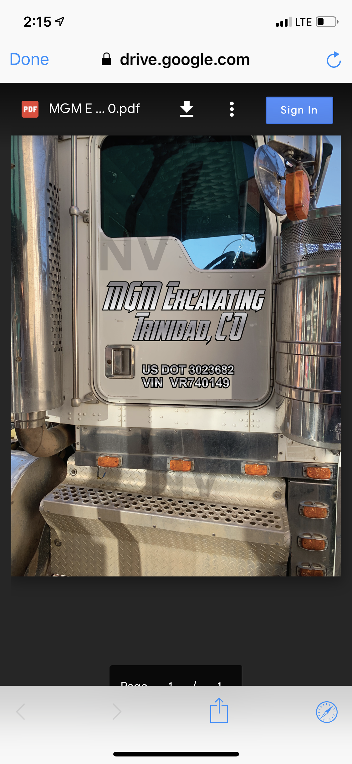 MGM Excavating, LLC Logo
