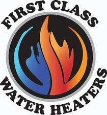 First Class Water Heaters, Inc. Logo