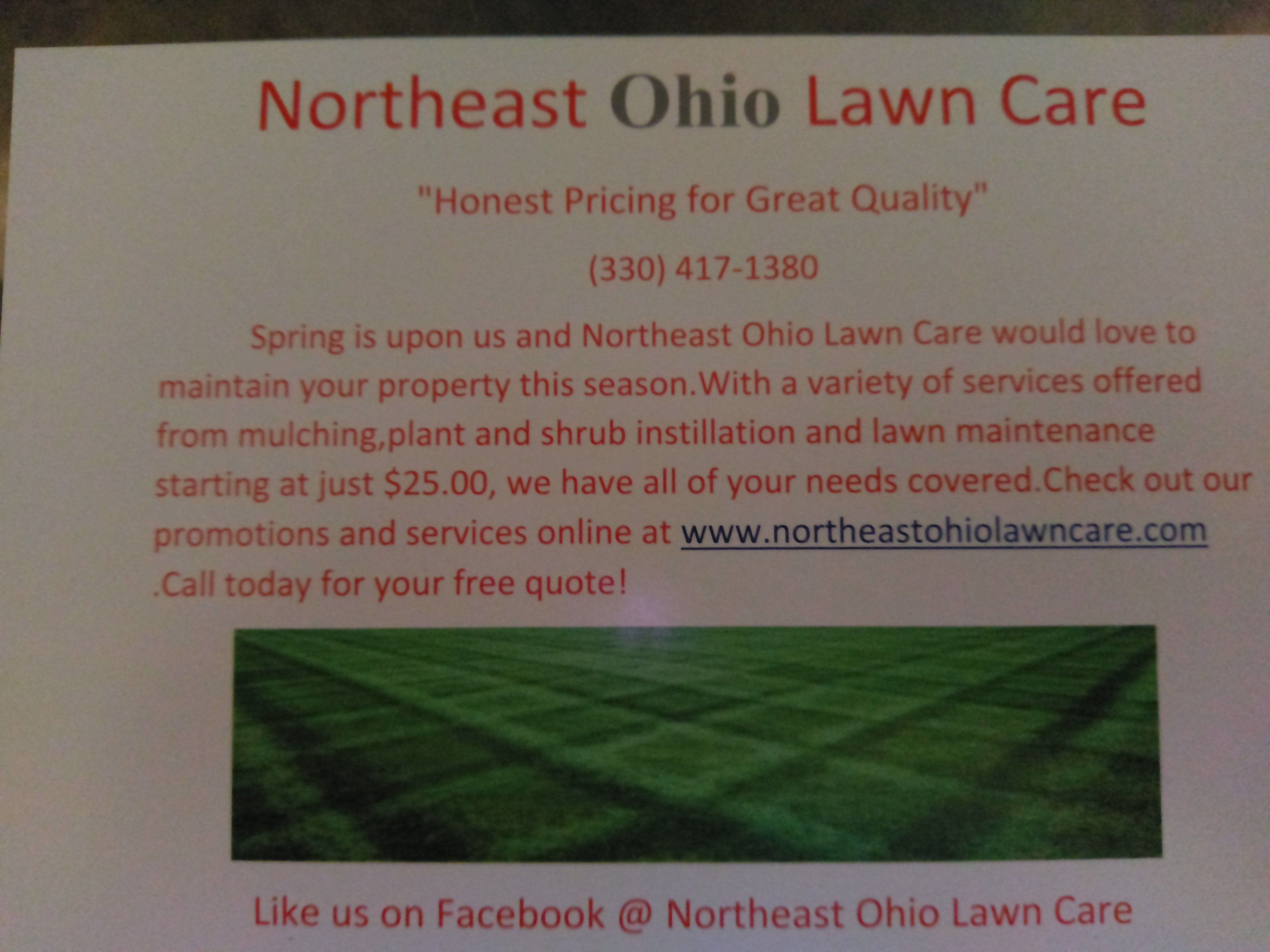 Northeast Ohio Lawn Care, LLC Logo