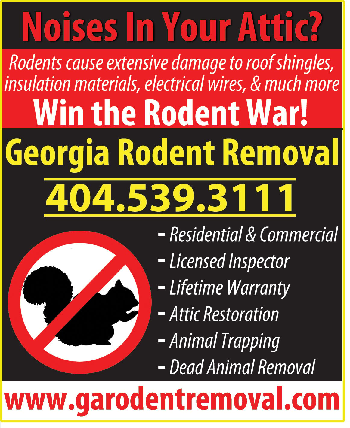 Georgia Rodent Removal Logo