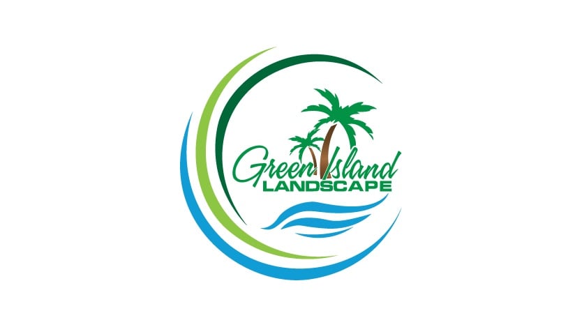 Green Island Landscape Logo