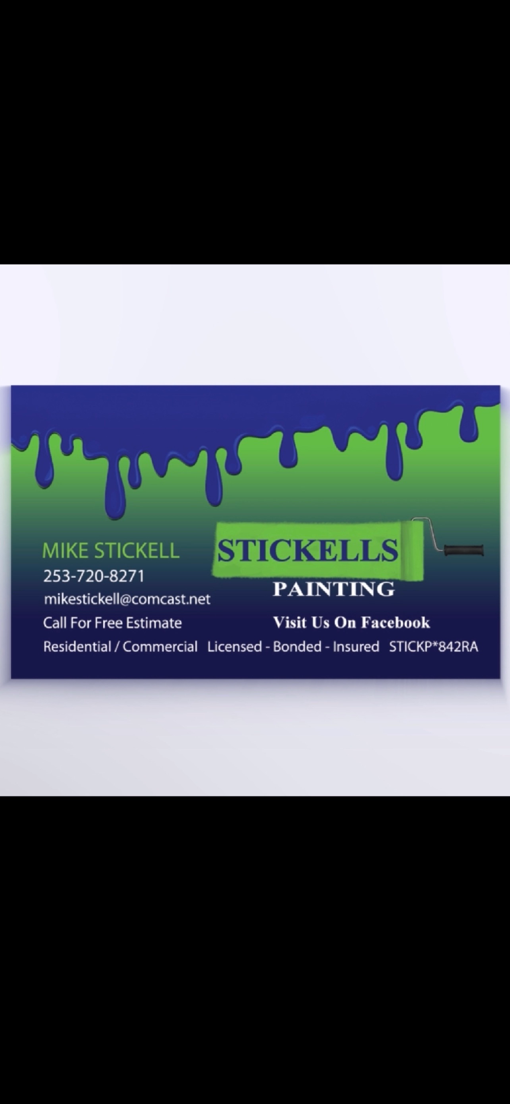 Stickell's Painting Logo