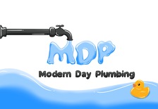 Modern Day Plumbing Logo