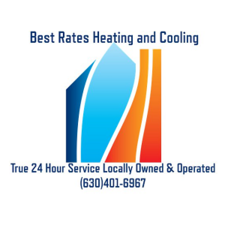 Best Rates Heating and Cooling Logo