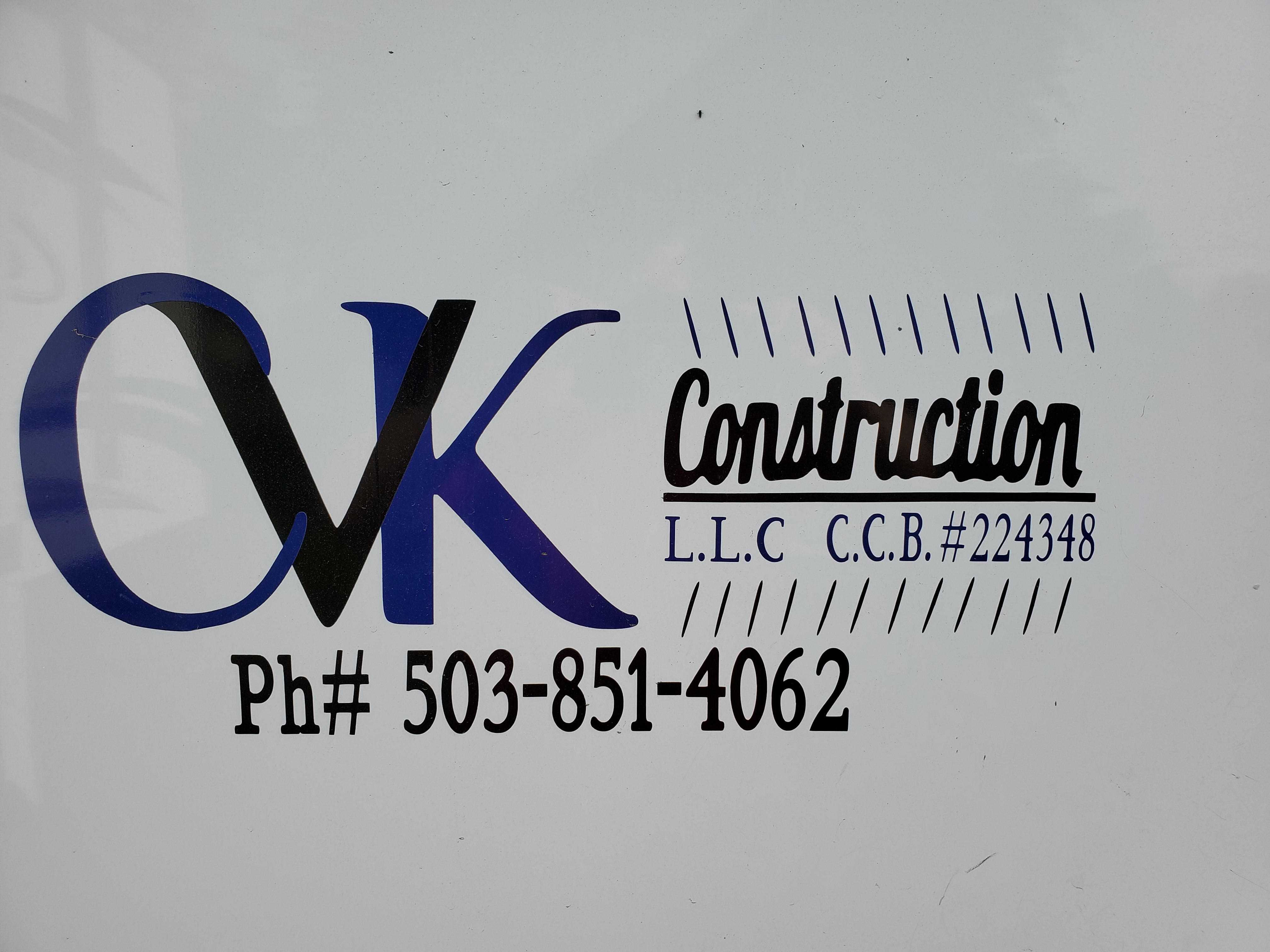 CVK Construction, LLC Logo