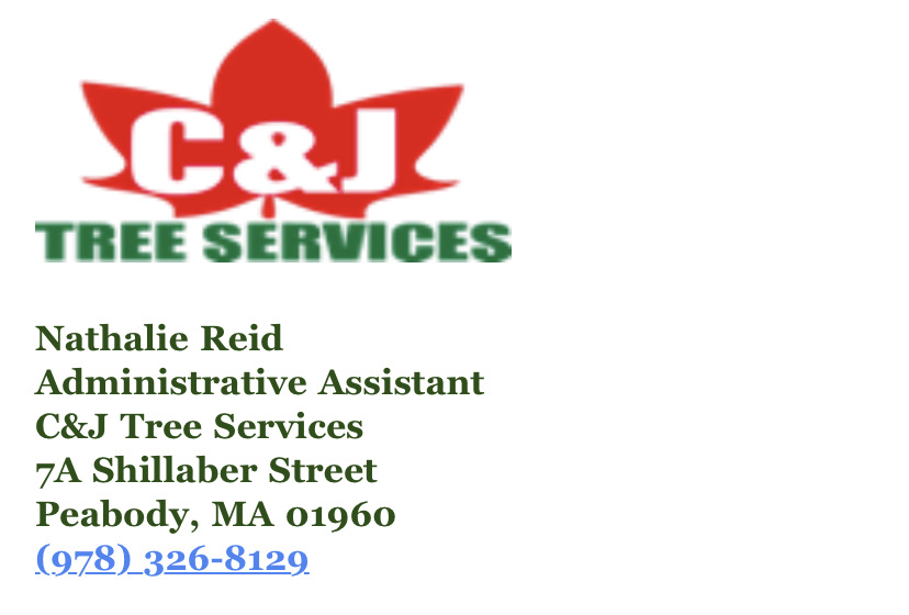 C & J Tree Services Logo