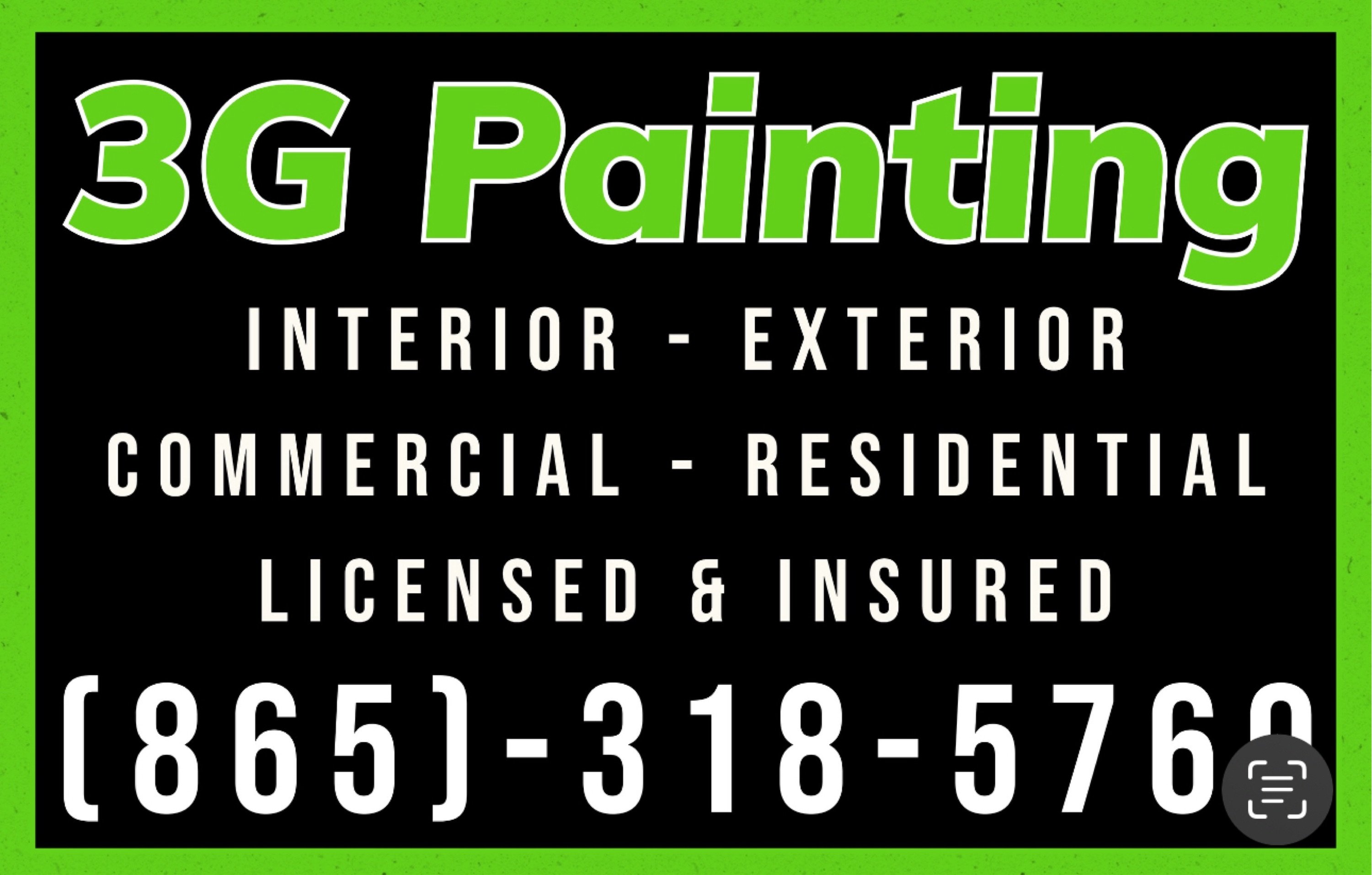 3G Quality Painting Logo