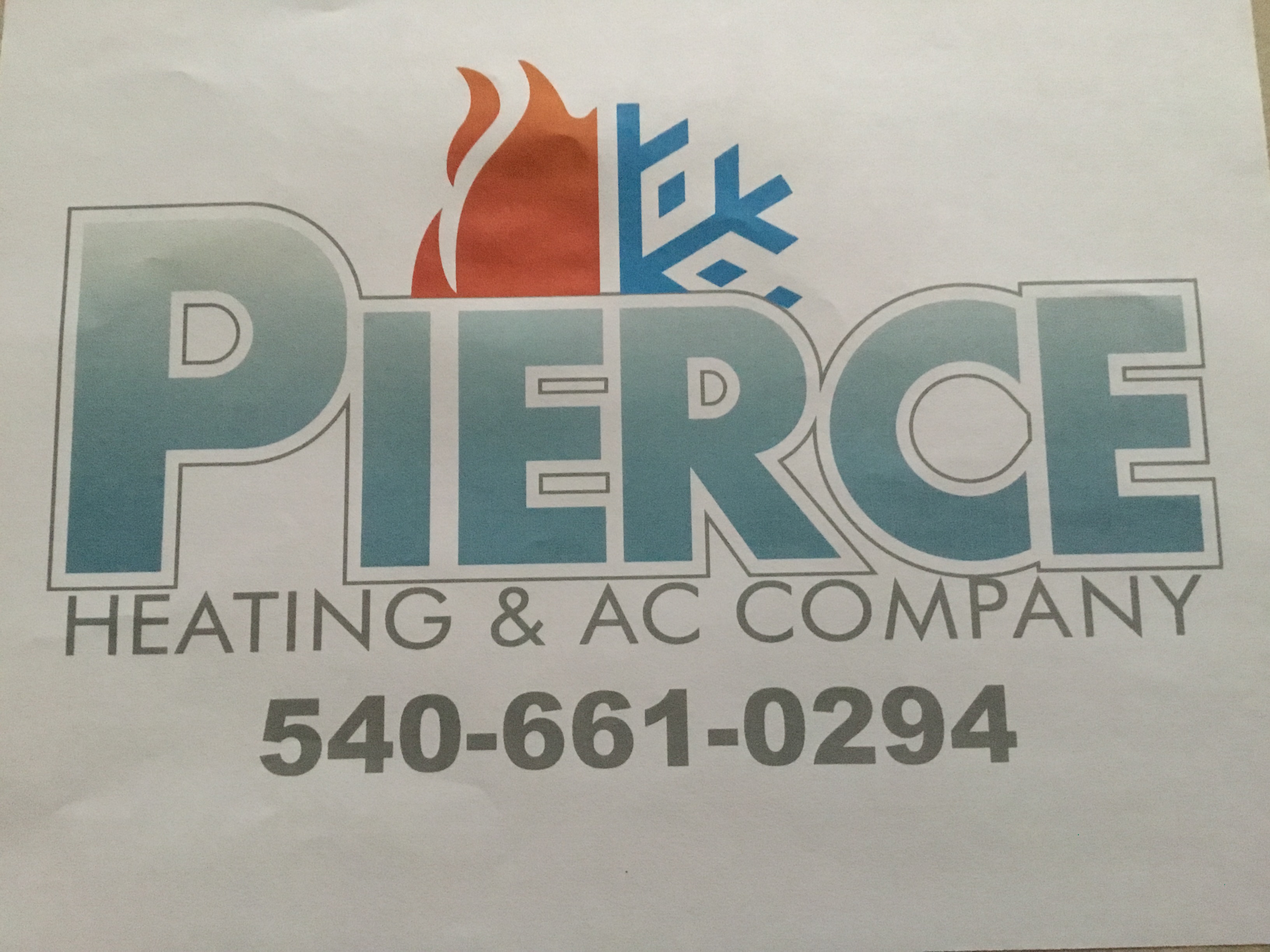 Pierce Heating and AC, Co. Logo