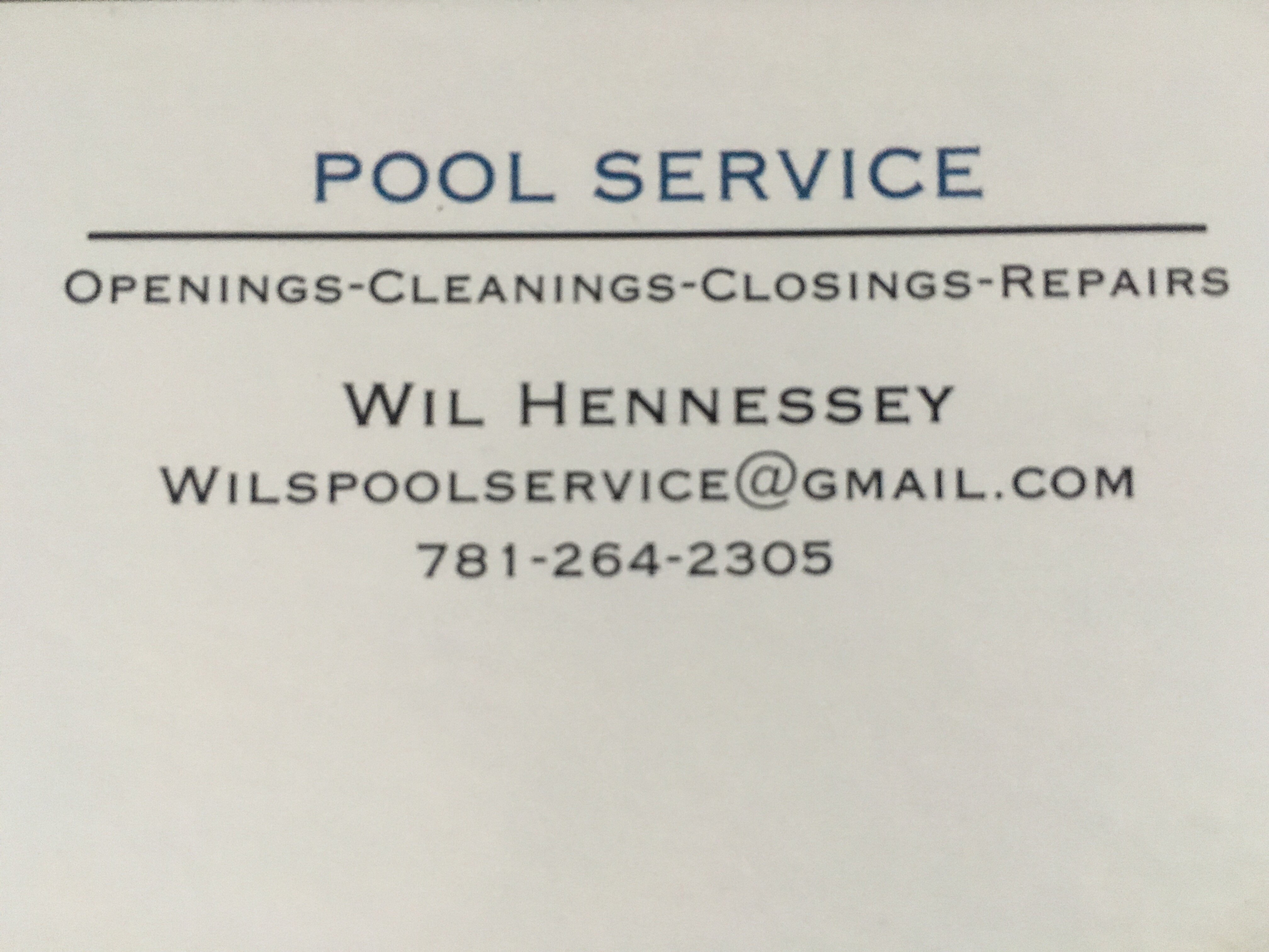 Will's Pool Service Logo