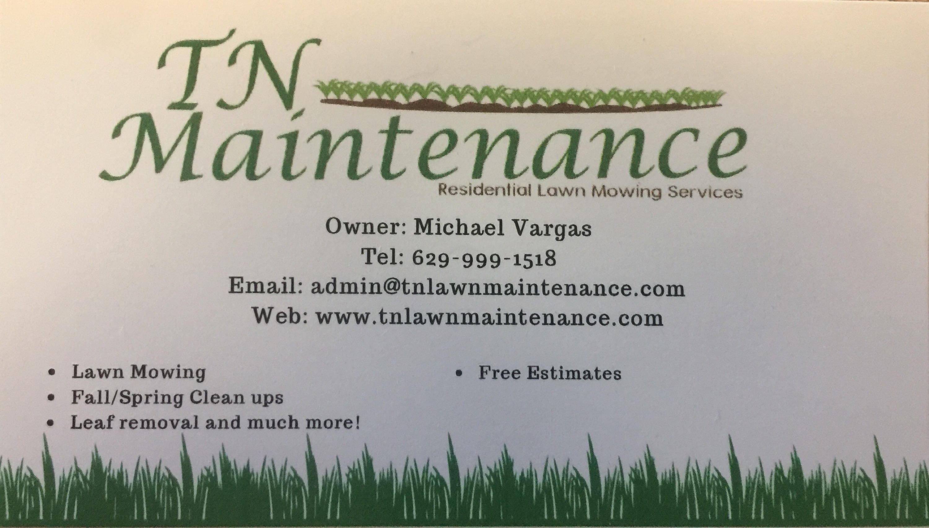 TN Lawn Maintenance Logo