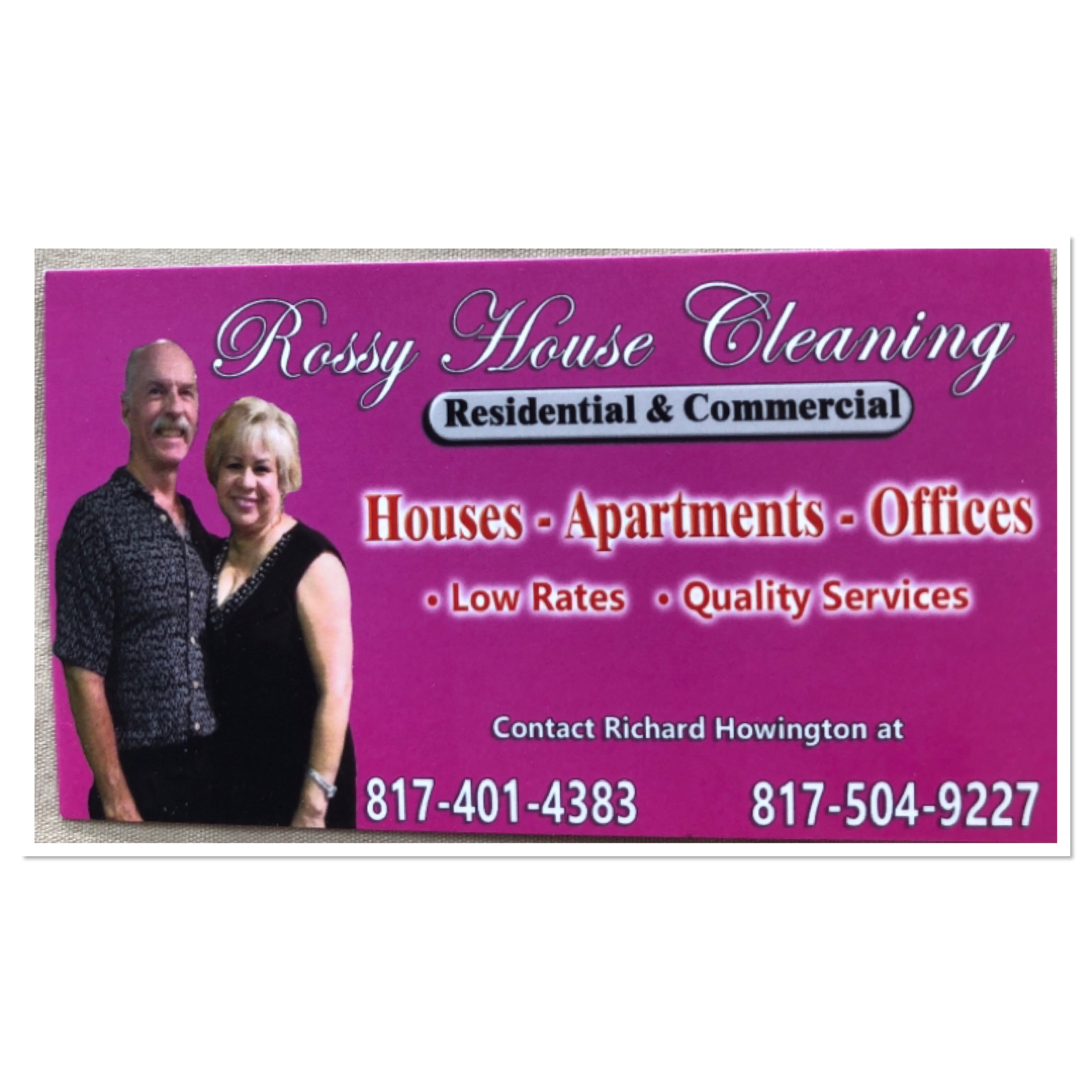 Rossy's House Cleaning Logo