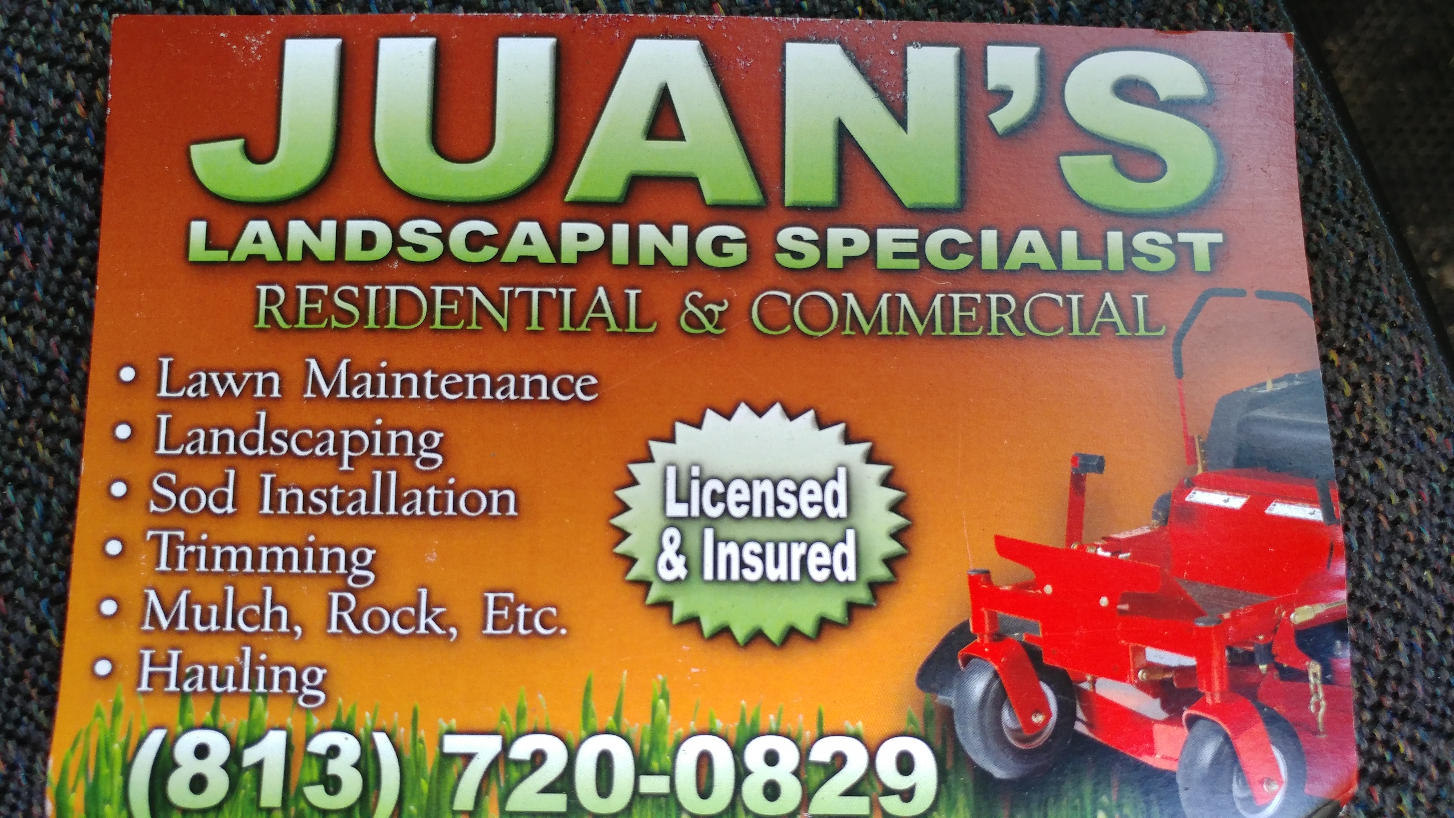 Juan's Landscaping Logo