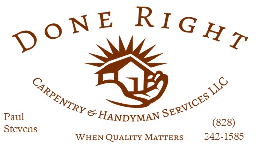 Done Right Carpentry & Handyman Services, LLC Logo
