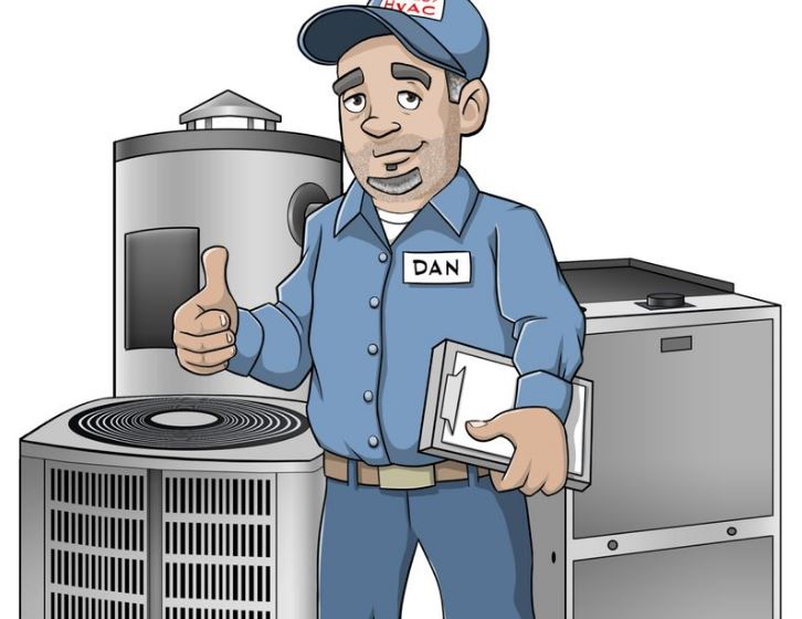Dad's Heating and Cooling Logo