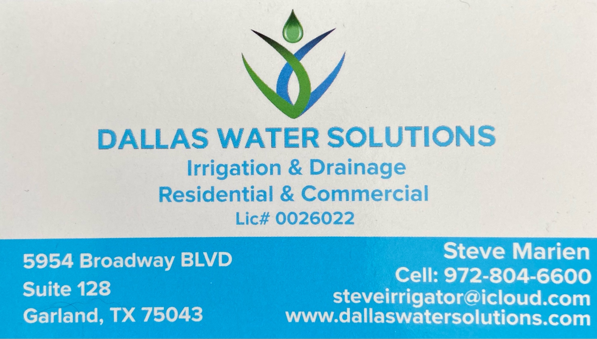 Dallas Water Solutions Logo