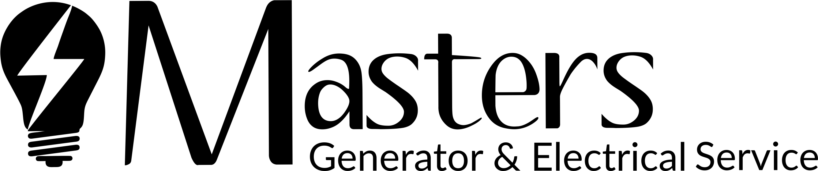Masters Generator and Electrical Service Logo