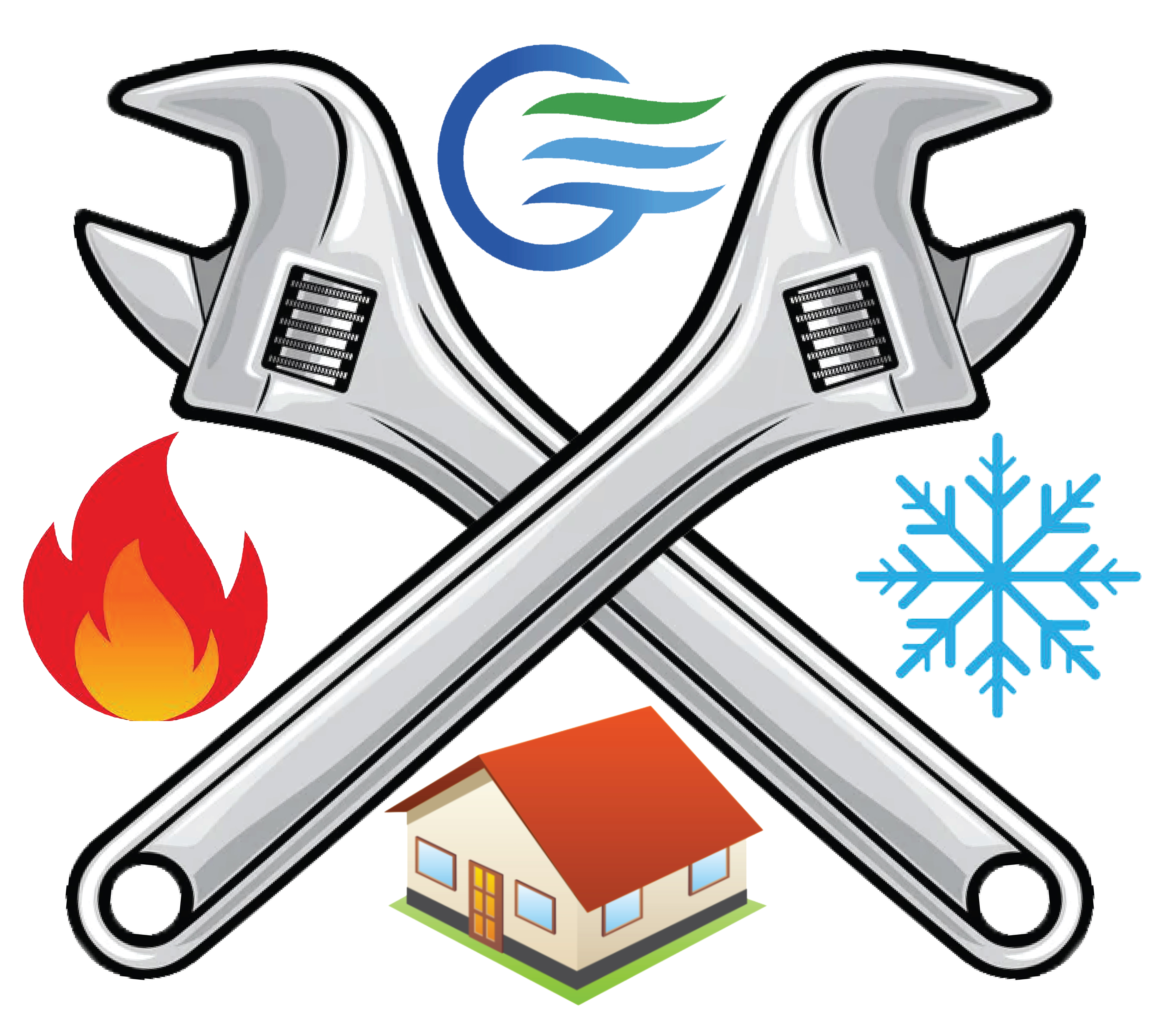 Heating Air & Water Logo