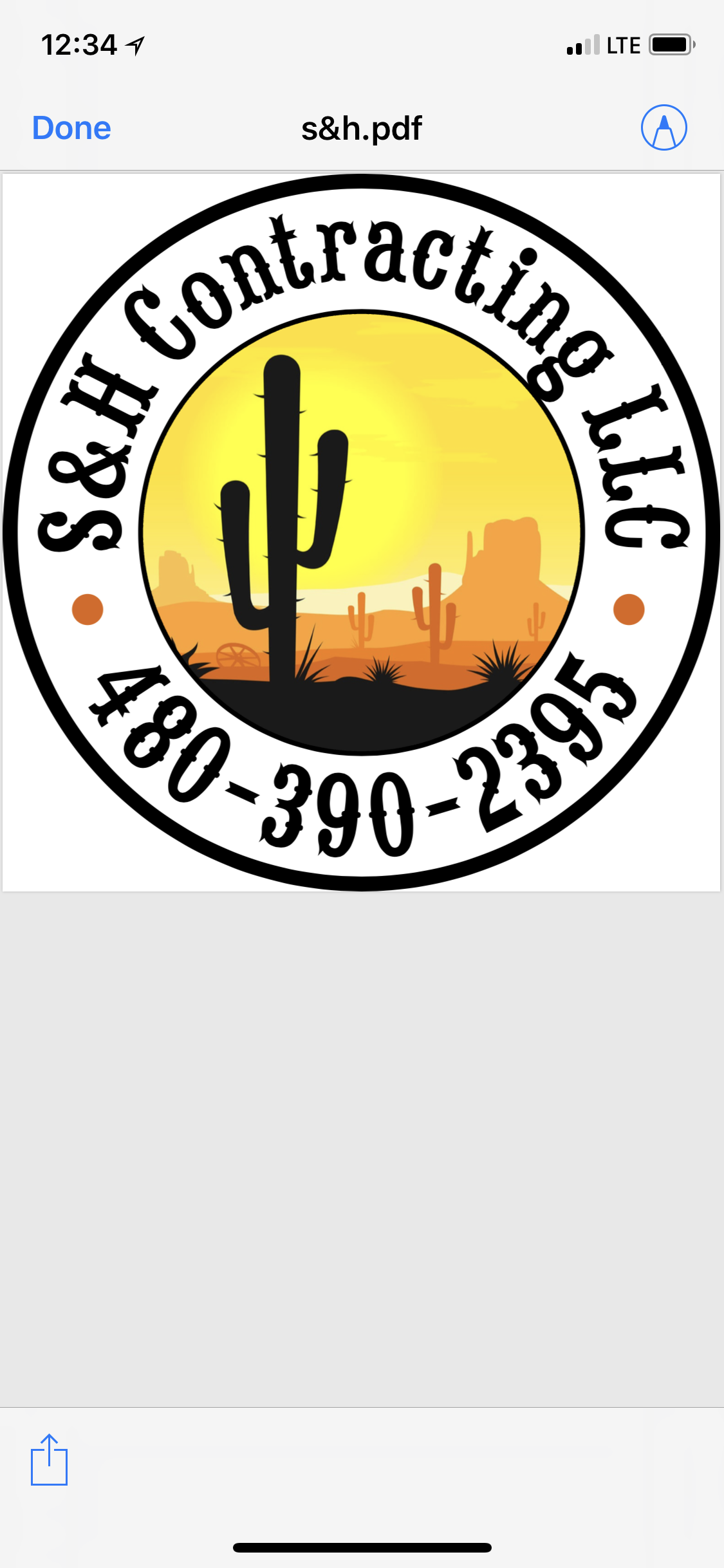 S & H Contracting, LLC Logo