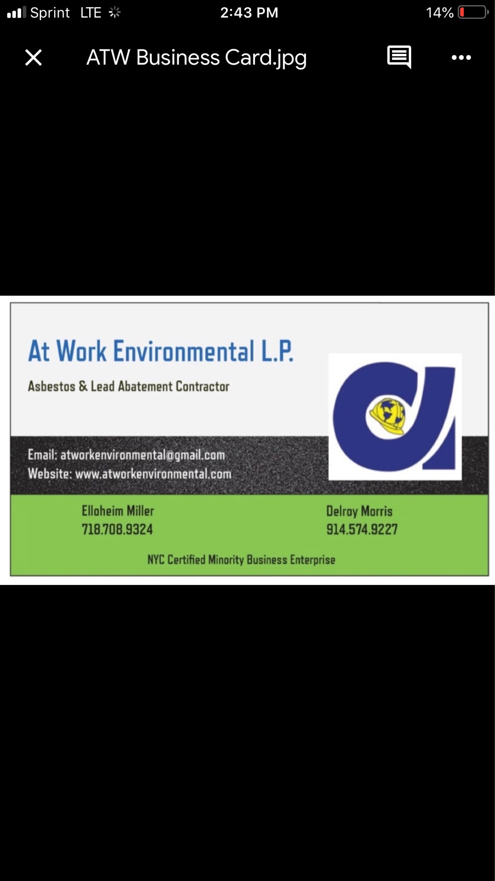 At Work Environmental LP Logo