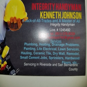 Integrity Handyman- Unlicensed Contractor Logo