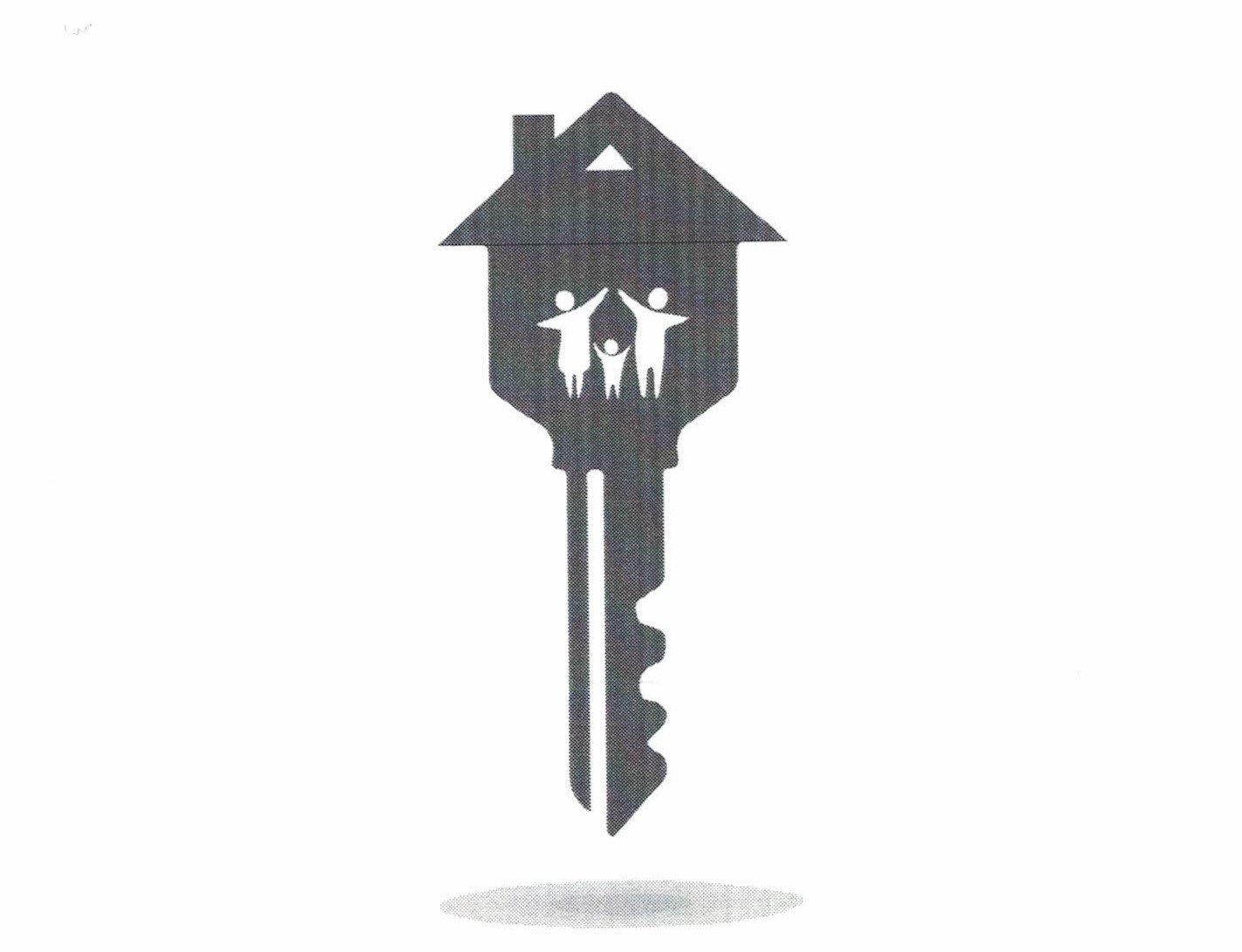 Rhodes Family Lock And Key Logo