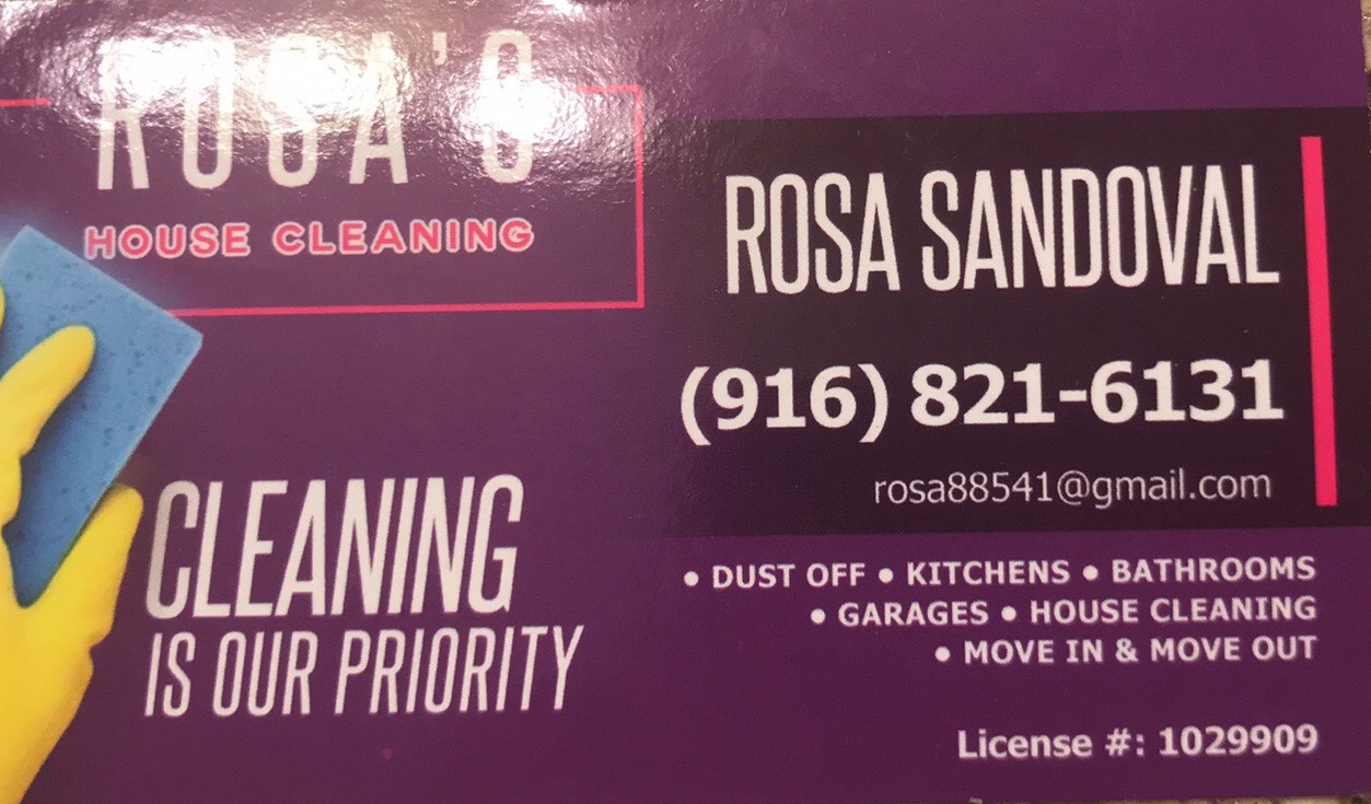 Rosa's House Cleaning Logo