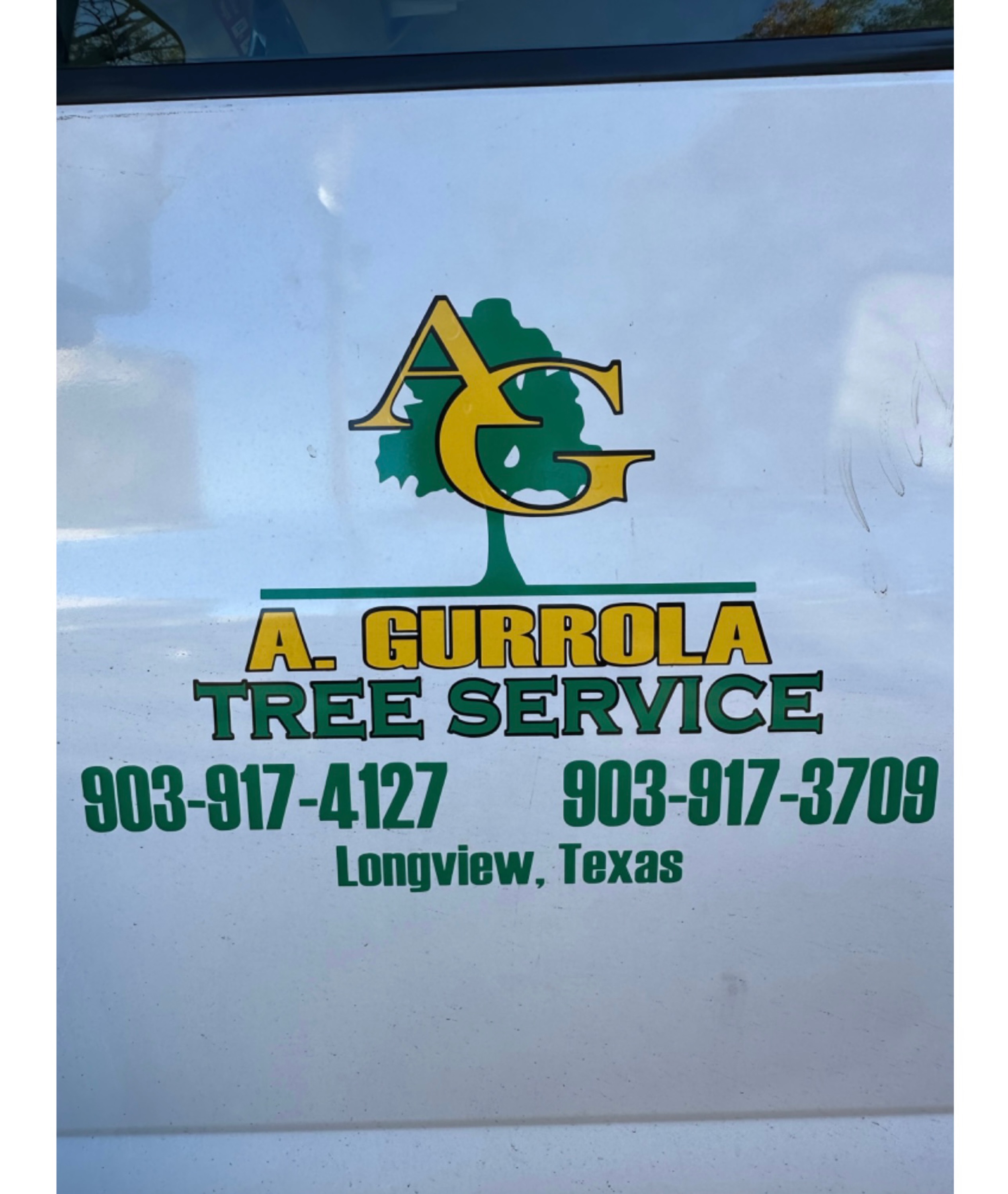 A.Gurrola Tree Service Logo