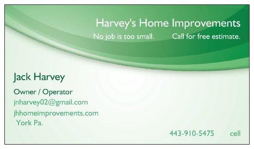 Harvey's Home Improvement Co. Logo