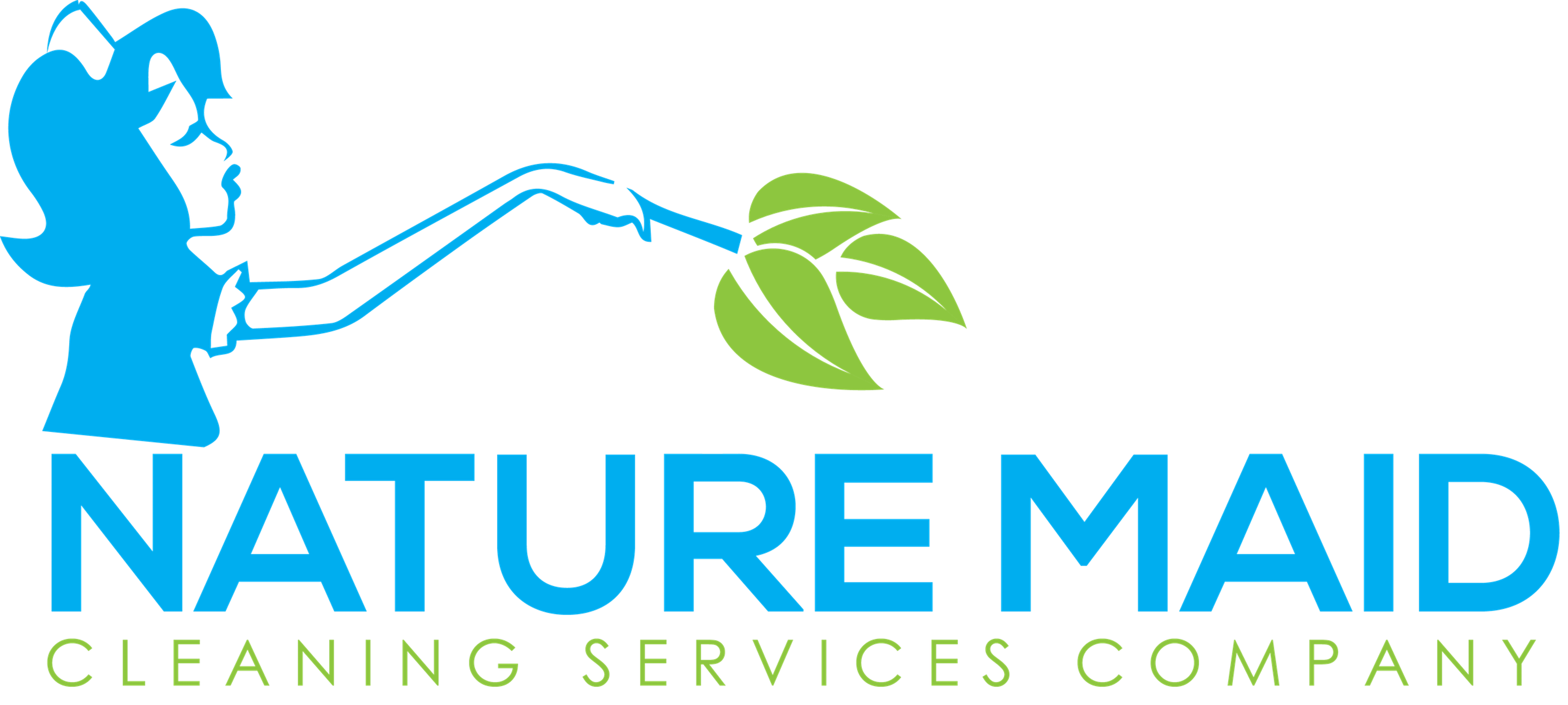 Nature Maid Cleaning Service Company Logo