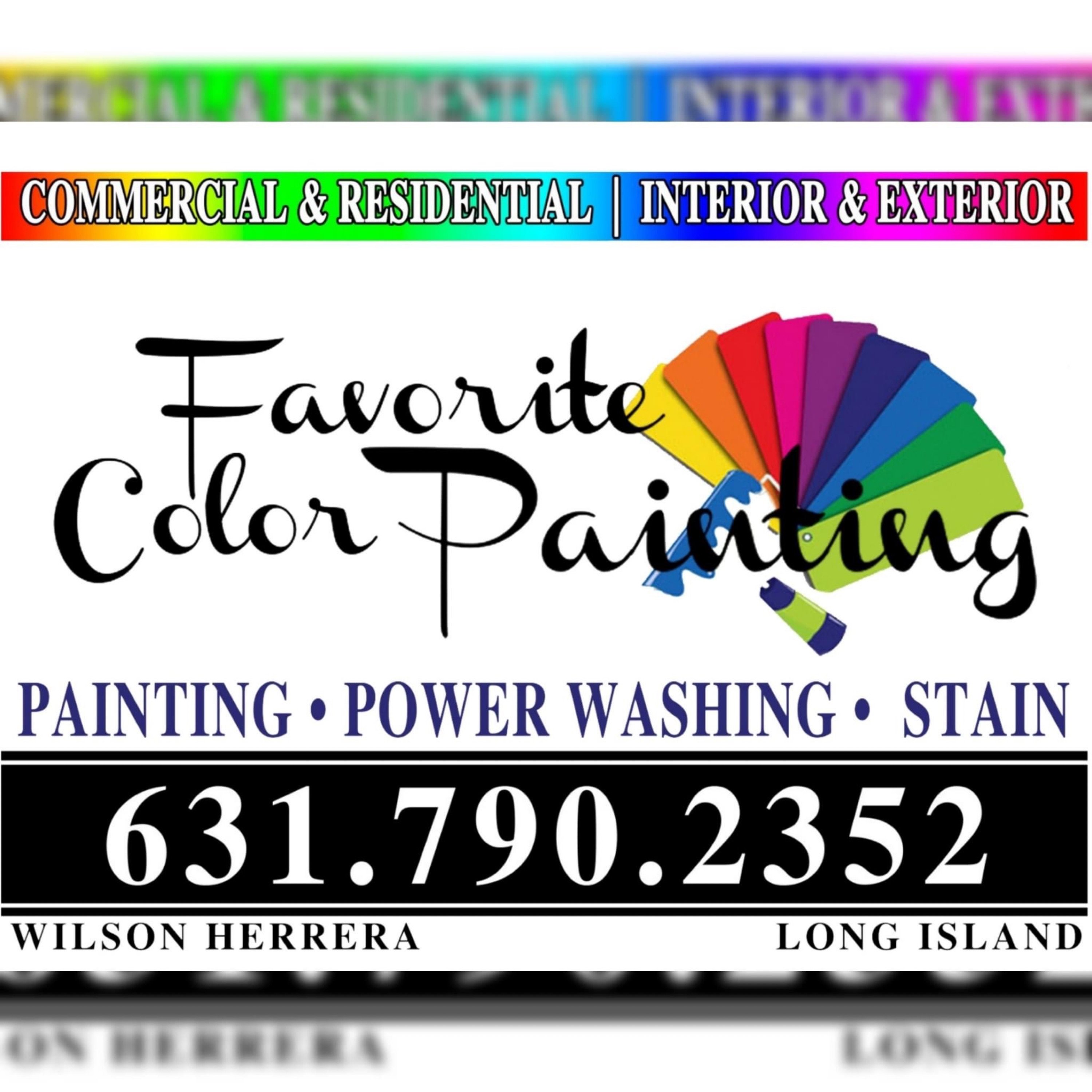 Favorite Color Painting Logo