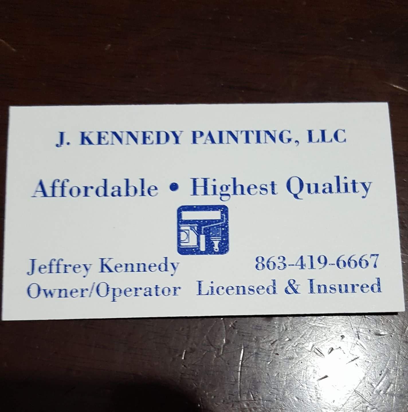 J. Kennedy Painting, LLC Logo