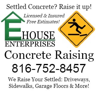 E House Enterprises Concrete Raising Logo
