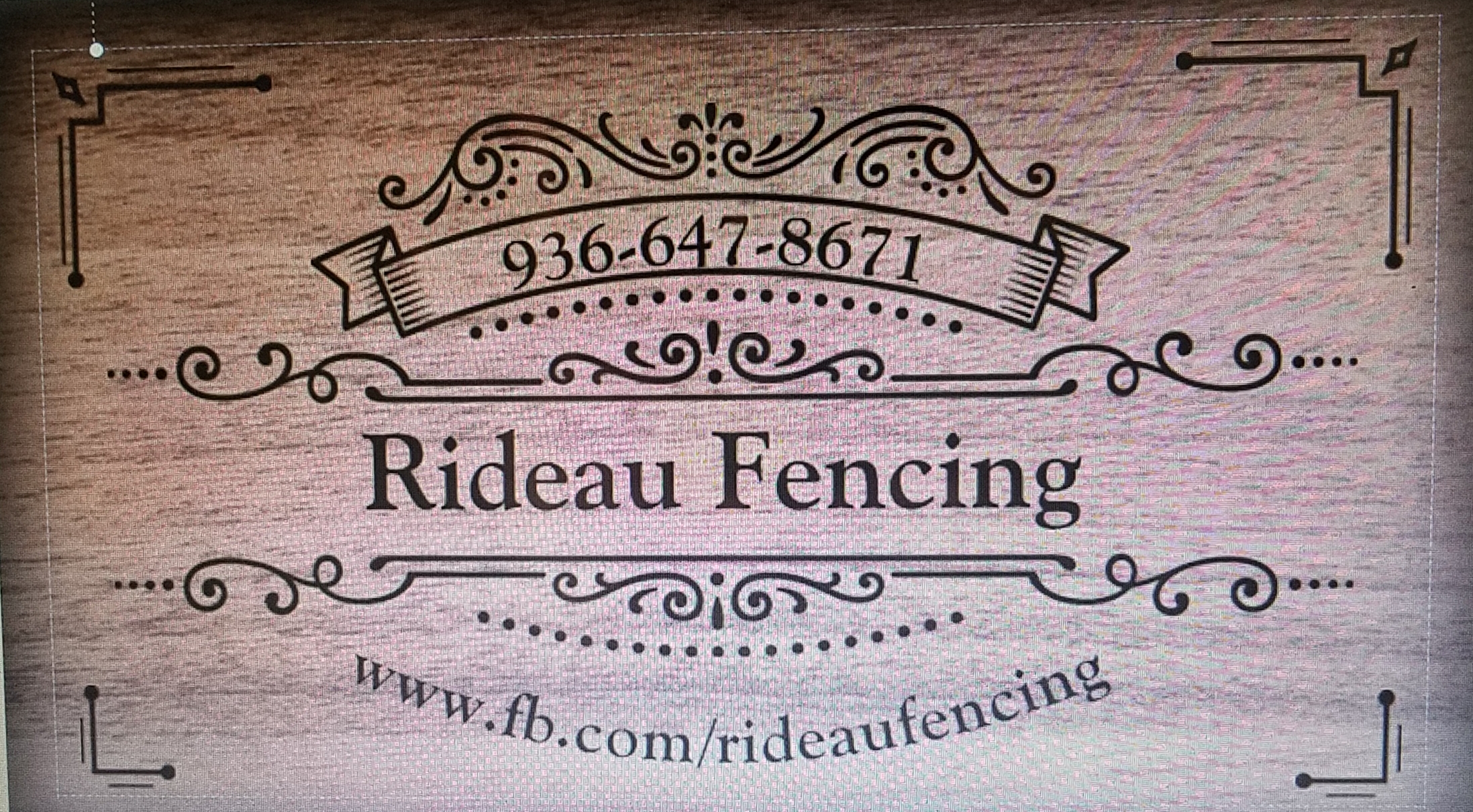 Rideau Fencing Logo