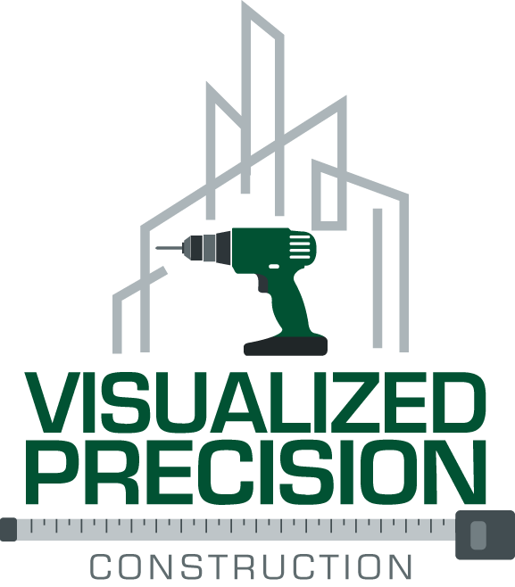 Visualized Precision Construction Logo