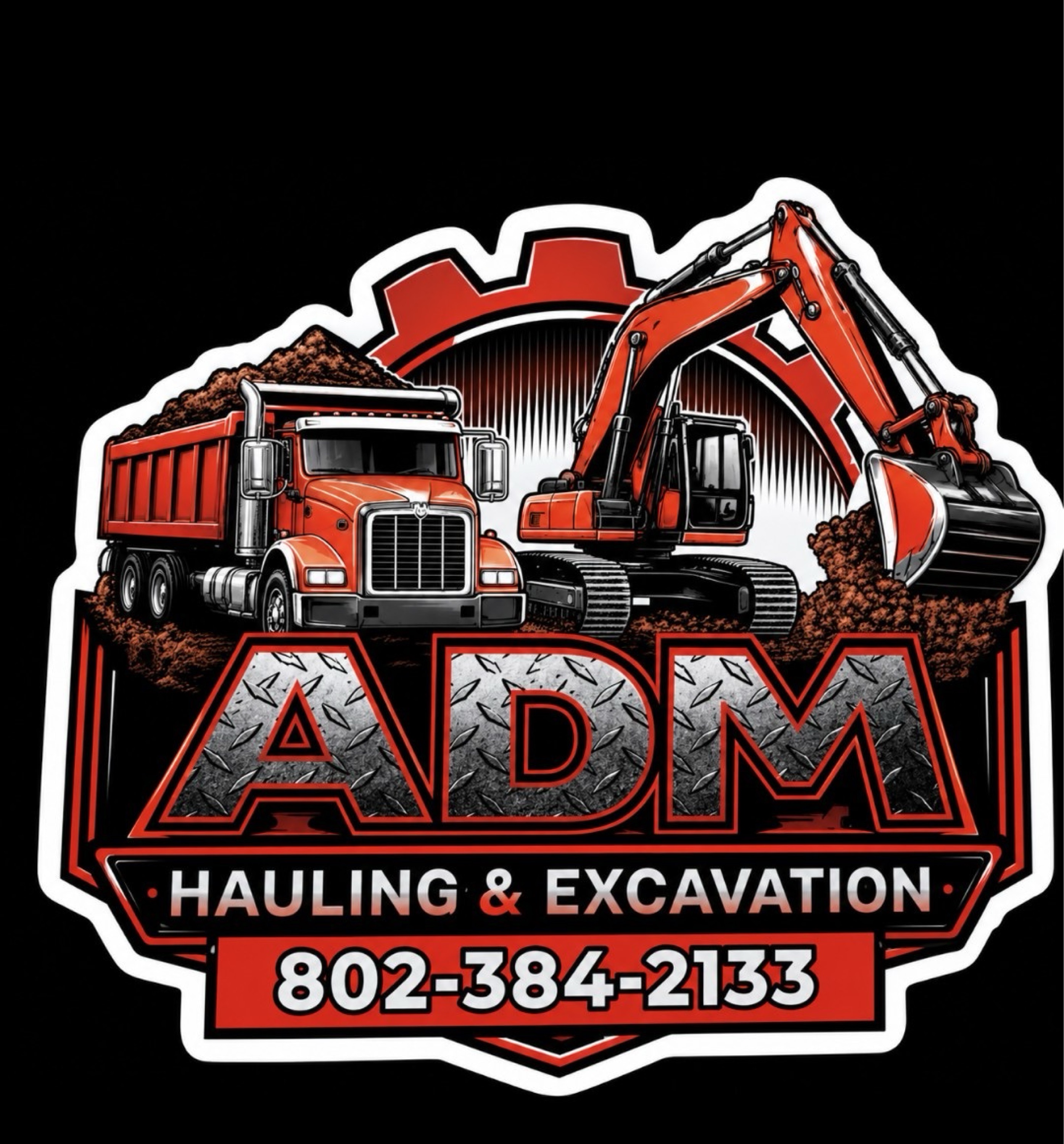 ADM Hauling and Excavation LLC Logo