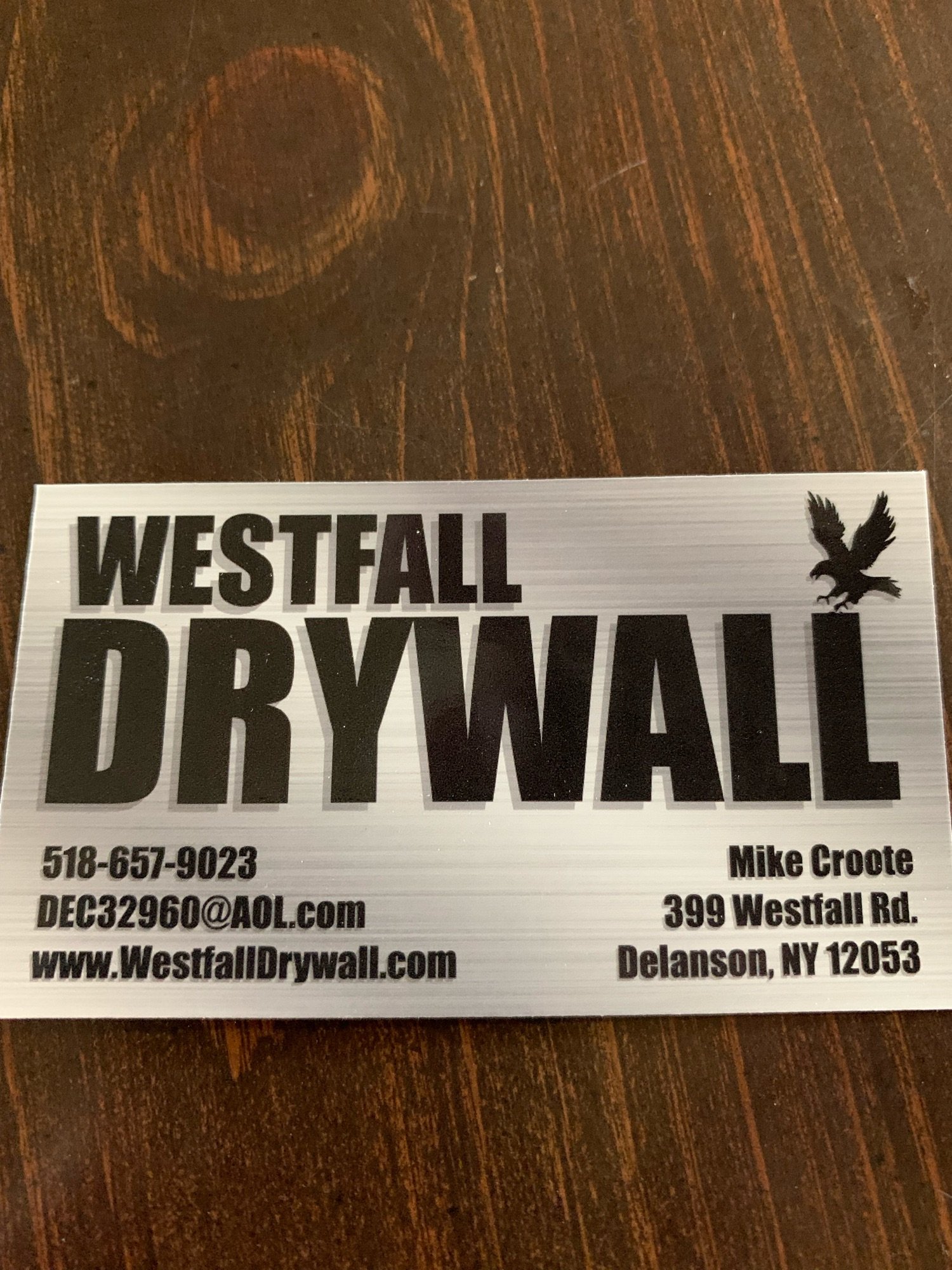 Westfall Drywall Logo