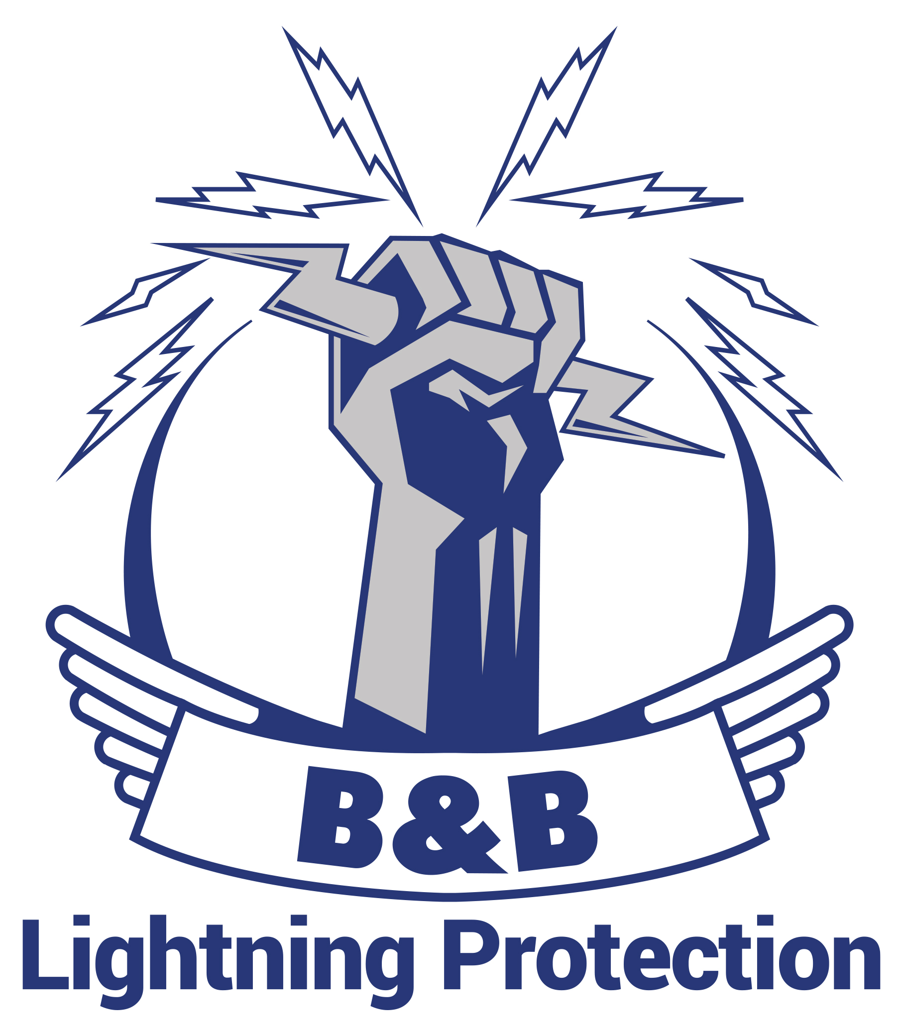 B & B Lightning Protection Logo