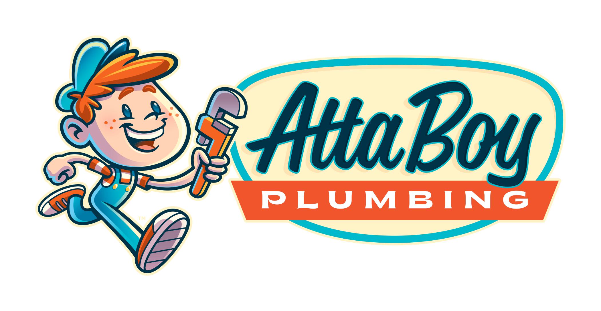 Attaboy Plumbing Logo