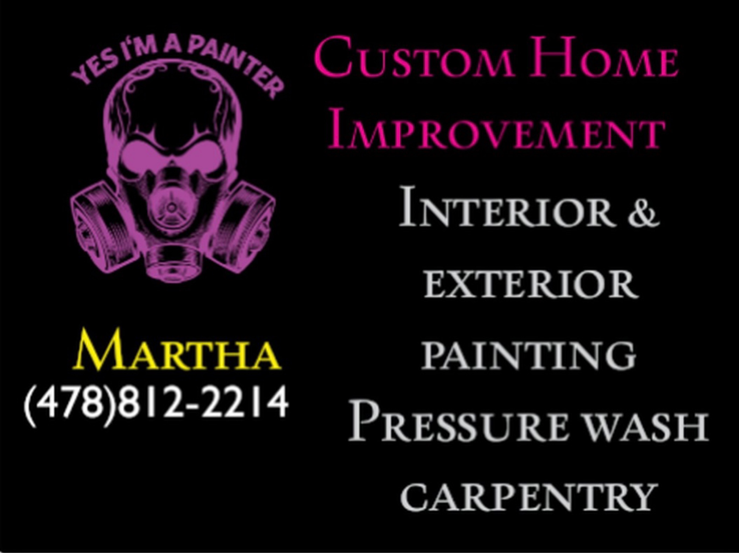 Custom Home Improvement Logo
