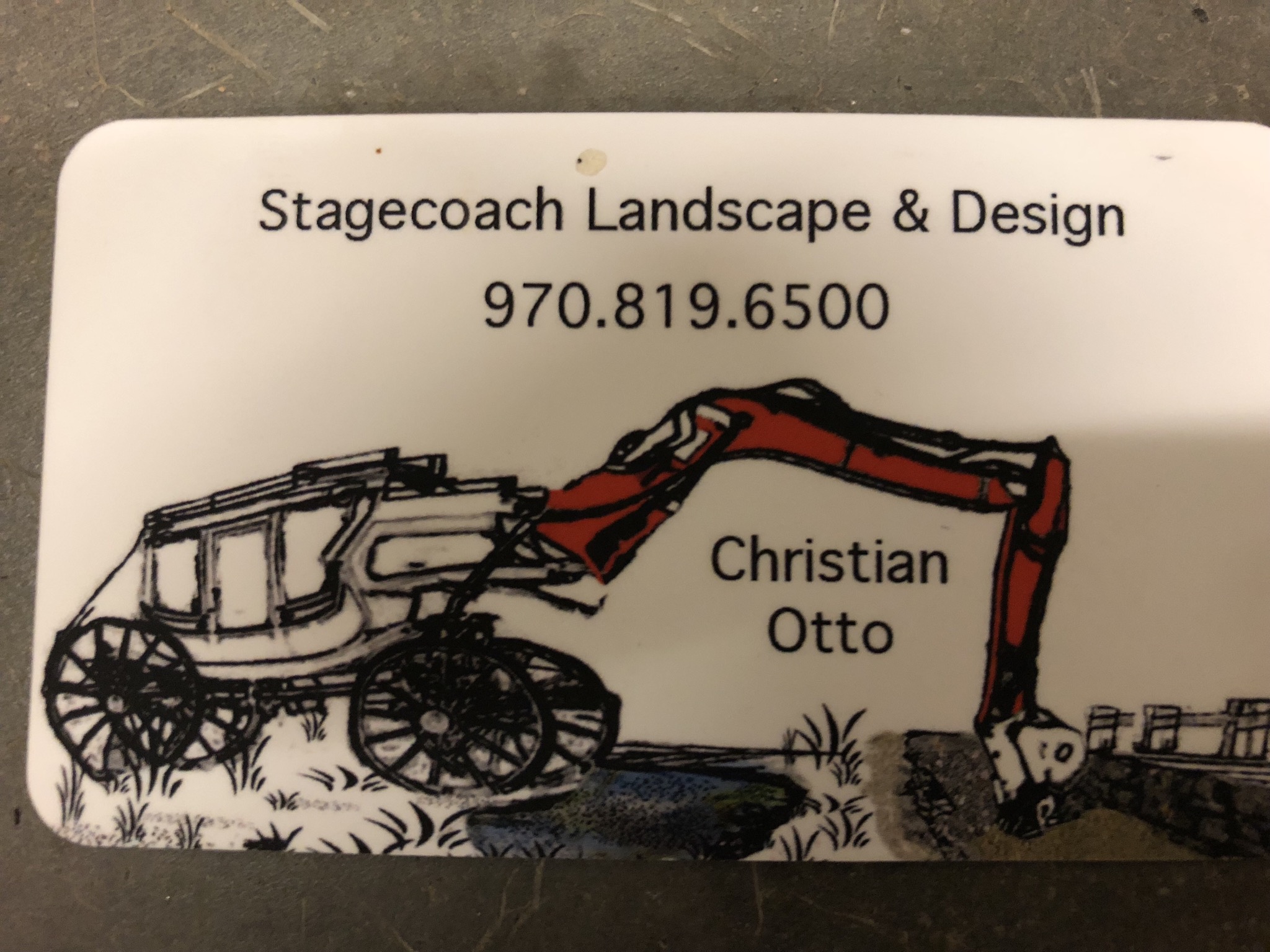 Stagecoach Landscape and Design Logo